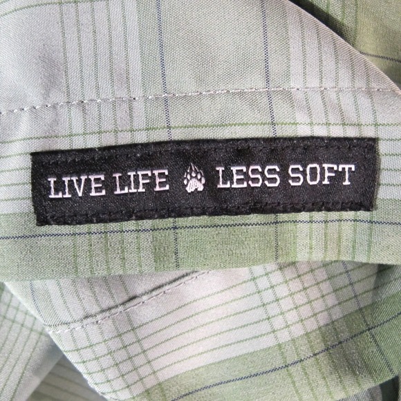 Alaskan Hardgear by Duluth Trading Shirt Men's‎ L Standard Fit Green Plaid - Picture 7 of 8